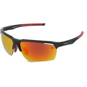 Marcolin Deutschland GmbH Timberland TB00068 Herren-Sonnenbrille Halbrand Eckig Kunststoff-Gestell, Schwarz