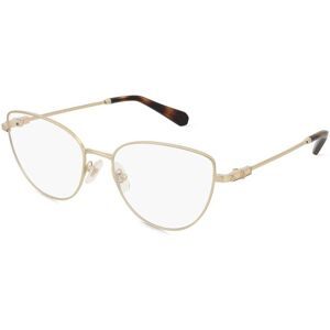 Luxottica Fashion Brillen Vertriebs GmbH Swarovski SK1007 Damen-Brille inkl. Gläser Vollrand Cat Eye Metall-Gestell 55/18/140, Gold