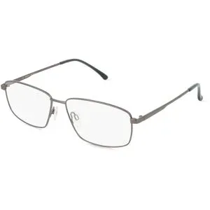 Wenzhou Bada Optical Co. , LTD Fielmann BD 564 CL Herren-Brille inkl. Gläser Vollrand Quadratisch Edelstahl-Gestell 59/15/145, Grau