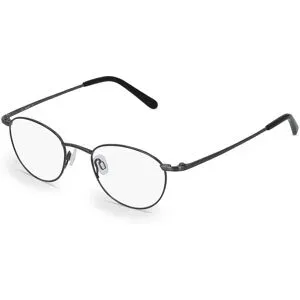 Golden Star Optical Manufactory Co., Ltd. Fielmann GS 001 CL Unisex-Brille inkl. Gläser Vollrand Panto Metall-Gestell 48/20/130, Grau