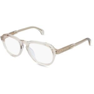 Luxottica Fashion Brillen Vertriebs GmbH Moncler ME2009U Unisex-Brille inkl. Gläser Vollrand Pilot Acetat-Gestell 52/19/145, Beige