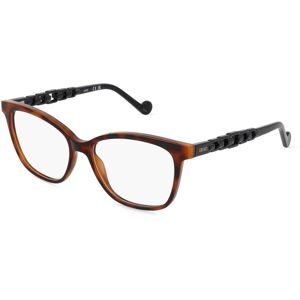 Marchon Germany GmbH Liu Jo LJ2776 Unisex-Brille inkl. Gläser Vollrand Quadratisch Acetat-Gestell 53/15/140, Havanna