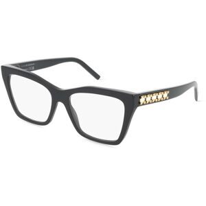 Safilo GmbH Givenchy GV50055I Unisex-Brille inkl. Gläser Vollrand Cat Eye Acetat-Gestell 55/17/145, Schwarz
