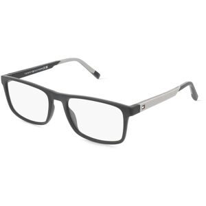 Safilo GmbH Tommy Hilfiger TH 2148 Herren-Brille inkl. Gläser Vollrand Eckig Kunststoff-Gestell 55/18/145, Schwarz