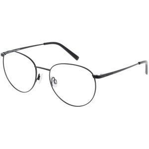 Eschenbach Optik GmbH Marc O?Polo Eyewear 502198 Unisex-Brille inkl. Gläser Vollrand Panto Metall-Gestell 54/18/140, Schwarz