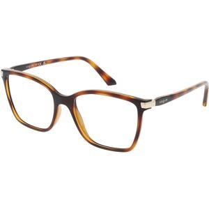 Luxottica Fashion Brillen Vertriebs GmbH Vogue 0VO5654 Damen-Brille inkl. Gläser Vollrand Quadratisch Kunststoff-Gestell 53/17/140, Havanna