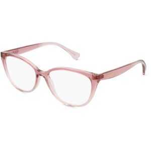 Luxottica Fashion Brillen Vertriebs GmbH Ralph RA7135 Damen-Brille inkl. Gläser Vollrand Cat Eye Kunststoff-Gestell 55/16/140, Pink