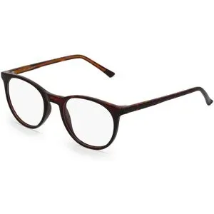Zhangzhou Agilton Optical Co., Ltd. Fielmann MC 537 CL Damen-Brille inkl. Gläser Vollrand Panto Propionat-Gestell 50/20/140, Braun