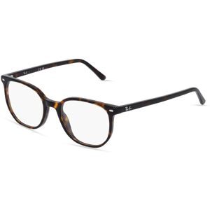 Luxottica Fashion Brillen Vertriebs GmbH Ray-Ban RB 5397 Unisex-Brille inkl. Gläser Vollrand Quadratisch Kunststoff-Gestell 48/19/140, Havanna