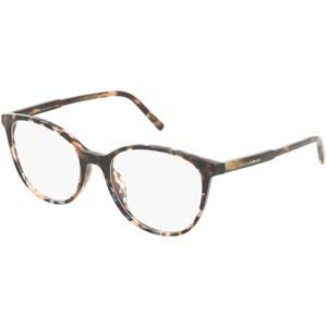 Luxottica Fashion Brillen Vertriebs GmbH Dolce&Gabbana 0DG3425 Damen-Brille inkl. Gläser Vollrand Butterfly Acetat-Gestell 54/18/145, Havanna
