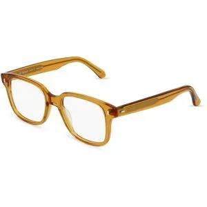 De Lotto s.r.l. Fielmann AB 001 CL HENRY Herren-Brille inkl. Gläser Vollrand Quadratisch Acetat-Gestell 53/20/150, Gelb