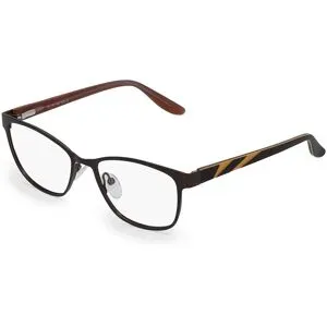 Wenzhou Bada Optical Co. , LTD Fielmann BD 408 FLEX CL Damen-Brille inkl. Gläser Vollrand Quadratisch Edelstahl-Gestell 50/16/130, Braun