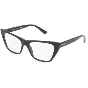 Luxottica Fashion Brillen Vertriebs GmbH Jimmy Choo JC3025 Damen-Brille inkl. Gläser Vollrand Cat Eye Acetat-Gestell 54/16/140, Schwarz