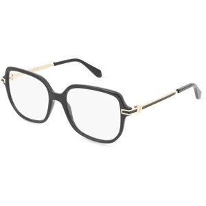 Marchon Germany GmbH Ferragamo SF3012 Damen-Brille inkl. Gläser Vollrand Eckig Acetat-Gestell 53/16/140, Schwarz
