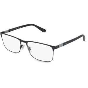 Luxottica Fashion Brillen Vertriebs GmbH Polo Ralph Lauren 0PH1190 Herren-Brille inkl. Gläser Vollrand Eckig Metall-Gestell 58/17/145, Schwarz