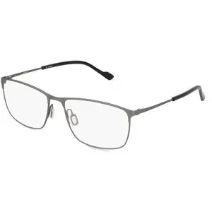 Golden Star Optical Manufactory Co., Ltd. Fielmann GS 004 CL Herren-Brille inkl. Gläser Vollrand Quadratisch Beta Titan-Gestell 60/18/145, Grau