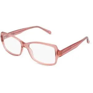 Wenzhou Bada Optical Co. , LTD Fielmann BD 543 CL RITA Damen-Brille inkl. Gläser Vollrand Quadratisch Propionat-Gestell 53/16/140, Pink