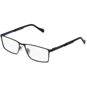 Design Eyewear Group Germany GmbH Fielmann 2184 FLEX CL Herren-Brille inkl. Gläser Vollrand Quadratisch Edelstahl-Gestell 57/16/140, Grau