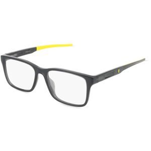 Luxottica Fashion Brillen Vertriebs GmbH Scuderia Ferrari FZ8010U Herren-Brille inkl. Gläser Vollrand Quadratisch Kunststoff-Gestell 56/17/145, Grau