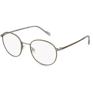 Eschenbach Optik GmbH Titanflex 820959 Herren-Brille inkl. Gläser Vollrand Panto Titan-Gestell 50/20/140, Grau
