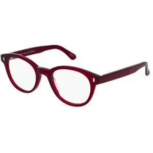De Lotto s.r.l. Fielmann AB 006 FLEX CL Damen-Brille inkl. Gläser Vollrand Panto Acetat-Gestell 50/21/145, Rot