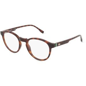 Marchon Germany GmbH Lacoste L2950 Unisex-Brille inkl. Gläser Vollrand Quadratisch Propionat-Gestell 49/20/145, Havanna