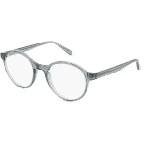 Wenzhou Lidong Optical Manufacture Co., Ltd. Fielmann LD 040 CL CHRIS Unisex-Brille inkl. Gläser Vollrand Rund Acetat-Gestell 48/20/145, Grau
