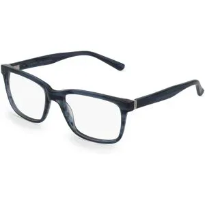 Xiamen Careyou Optical Co., Ltd Fielmann CY 008 FLEX CL Herren-Brille inkl. Gläser Vollrand Quadratisch Acetat-Gestell 55/18/140, Blau
