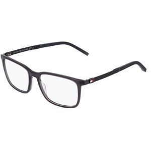 Safilo GmbH Tommy Hilfiger TH1916 Herren-Brille inkl. Gläser Vollrand Quadratisch Acetat-Gestell 55/17/145, Grau