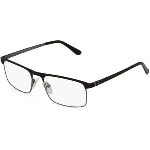 Wenzhou Olive Optical Co., Ltd Fielmann OL 011 FLEX CL Herren-Brille inkl. Gläser Vollrand Quadratisch Edelstahl-Gestell 54/18/140, Schwarz