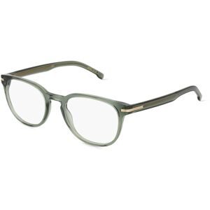 Safilo GmbH Boss 1601 Unisex-Brille inkl. Gläser Vollrand Panto Acetat-Gestell 51/20/145, Grün