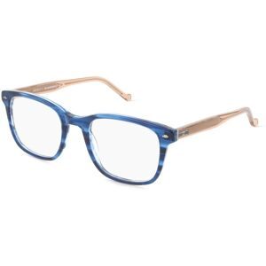 Design Eyewear Group Germany GmbH Hackett 339 Herren-Brille inkl. Gläser Vollrand Quadratisch Acetat-Gestell 52/21/145, Blau