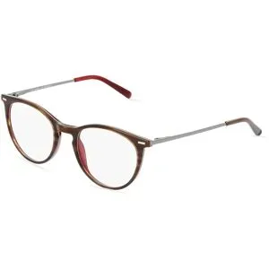 Bossin Eyewear Fielmann BC 002 FLEX CL Damen-Brille inkl. Gläser Vollrand Panto Acetat-Gestell 48/18/135, Braun