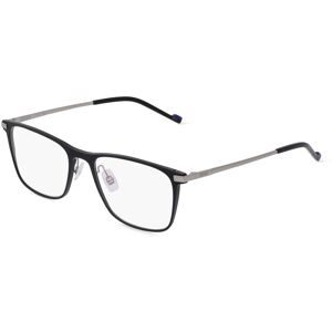 Marchon Germany GmbH Zeiss ZS23127 Unisex-Brille inkl. Gläser Vollrand Quadratisch Metall-Gestell 55/19/145, Schwarz