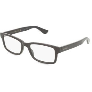 Kering Eyewear Spa Gucci GG1717O Unisex-Brille inkl. Gläser Vollrand Quadratisch Kunststoff-Gestell 54/19/145, Grau