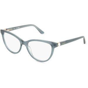 Marcolin Deutschland GmbH Guess GU50195 Damen-Brille inkl. Gläser Vollrand Cat Eye Acetat-Gestell 53/16/140, Blau