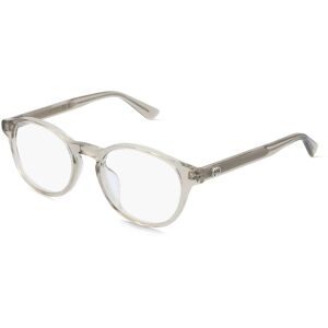 Kering Eyewear Spa Gucci GG2137OK Herren-Brille inkl. Gläser Vollrand Rund Acetat-Gestell 50/20/145, Beige