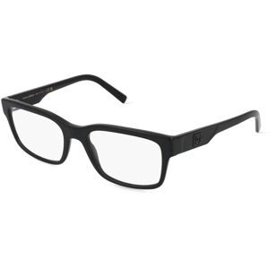 Luxottica Fashion Brillen Vertriebs GmbH Dolce&Gabbana 0DG3352 Herren-Brille inkl. Gläser Vollrand Quadratisch Acetat-Gestell 57/20/150, Schwarz