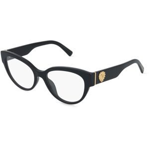 Luxottica Fashion Brillen Vertriebs GmbH Dolce&Gabbana DG3440 Damen-Brille inkl. Gläser Vollrand Cat Eye Acetat-Gestell 54/18/145, Schwarz