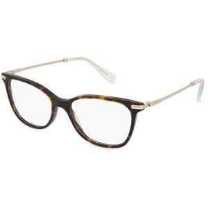 Luxottica Fashion Brillen Vertriebs GmbH Swarovski SK2010 Damen-Brille inkl. Gläser Vollrand Quadratisch Acetat-Gestell 52/17/140, Havanna