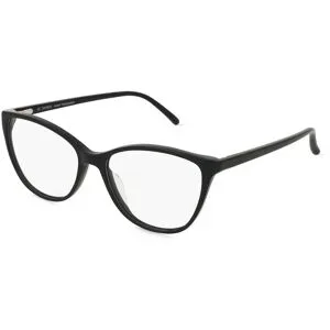 Wenzhou Lanson International Co., Ltd. Fielmann LN 069 FLEX FA DANIELLE Damen-Brille inkl. Gläser Vollrand Butterfly Acetat-Gestell 55/16/145, Schwarz