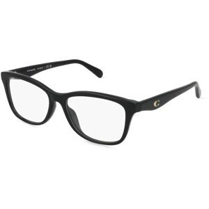 Luxottica Fashion Brillen Vertriebs GmbH Coach 0HC6231U Damen-Brille inkl. Gläser Vollrand Quadratisch Acetat-Gestell 54/16/140, Schwarz