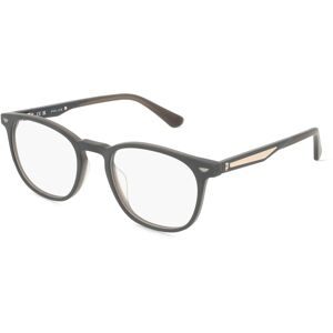DE RIGO Vision D.A.CH. GmbH Police POIVPLF02 Unisex-Brille inkl. Gläser Vollrand Panto Kunststoff-Gestell 50/20/145, Grau