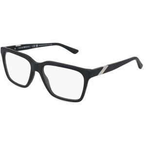Luxottica Fashion Brillen Vertriebs GmbH Emporio Armani EA3194 Herren-Brille inkl. Gläser Vollrand Quadratisch Acetat-Gestell 56/17/145, Schwarz