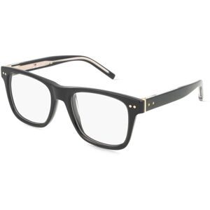 Safilo GmbH Tommy Hilfiger TH 85 Herren-Brille inkl. Gläser Vollrand Quadratisch Acetat-Gestell 52/20/150, Schwarz