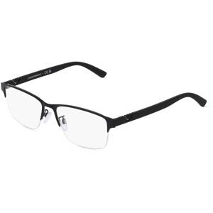 Luxottica Fashion Brillen Vertriebs GmbH Emporio Armani EA1138 Herren-Brille inkl. Gläser Halbrand Quadratisch Metall-Gestell 54/17/145, Schwarz