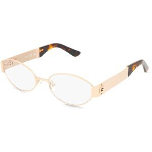 Marcolin Deutschland GmbH Guess GU50314 Damen-Brille inkl. Gläser Vollrand Oval Metall-Gestell 52/18/135, Gold