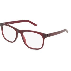 Kering Eyewear Spa Puma PU0496O Herren-Brille inkl. Gläser Vollrand Eckig Kunststoff-Gestell 55/17/145, Rot