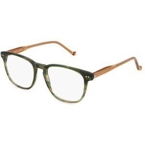 Design Eyewear Group Germany GmbH Hackett HE 304 Unisex-Brille inkl. Gläser Vollrand Quadratisch Acetat-Gestell 50/17/145, Grün