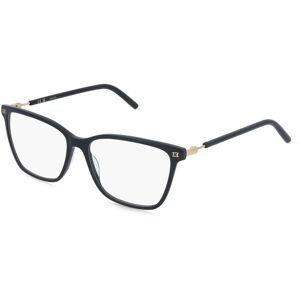DE RIGO Vision D.A.CH. GmbH Escada VESG34 Damen-Brille inkl. Gläser Vollrand Quadratisch Kunststoff-Gestell 55/15/135, Schwarz